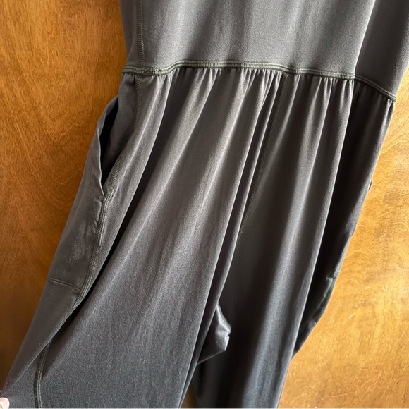 Aerie Offline Gray The Hugger Jumpsuit One Piece Lounge Active Athleisure Hiking - Picture 11 of 16